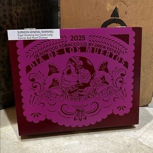 DREW ESTATE Deadwood Dia De Los Muertos Empty Cigar Box